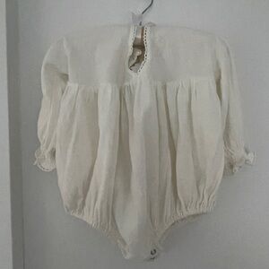 NOELLE ROMPER - WHITE